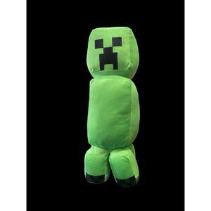 Minecraft Green and Black Creeper Plush‎ Mojang Video Game Stuffed Animal 8”